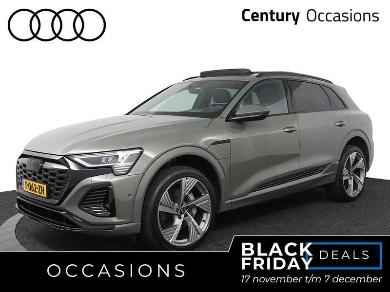 Grijs Gebruikt 2023 Audi Q8 e-tron Design SUV | € 62.500 (Eerlijke prijs) - Afbeelding 1/4