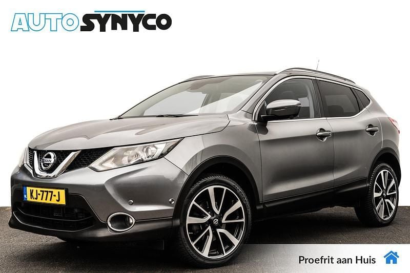 Grijs Occasion 2016 Nissan Qashqai Tekna SUV | € 14.950 (Eerlijke prijs) - Afbeelding 1/4