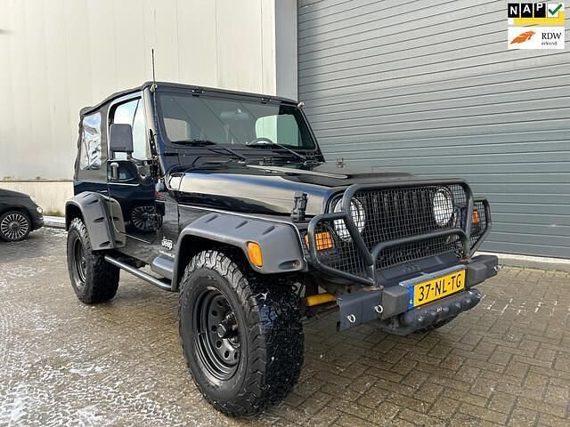 Zwart Gebruikt 2003 Jeep Wrangler SUV | € 15.999 (Eerlijke prijs) - Afbeelding 1/4