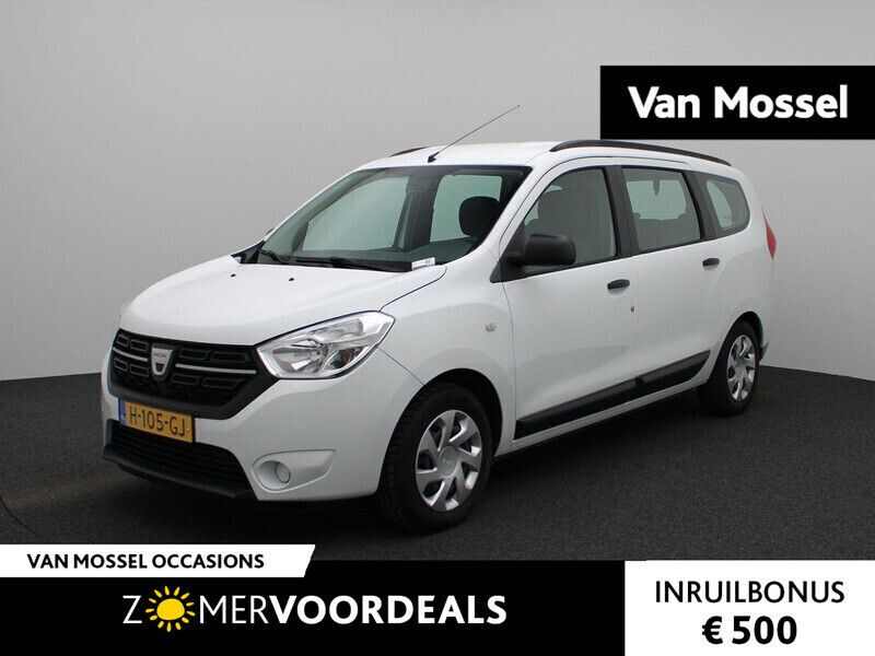 Wit Gebruikt 2020 Dacia Lodgy Essentiel MPV | € 16.400 (Goede deal) - Afbeelding 1/4