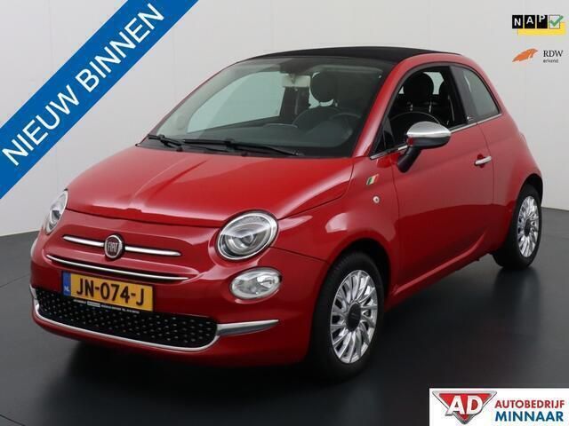 Rood Gebruikt 2016 Fiat 500 Lounge Cabriolet | € 7.450 (Eerlijke prijs) - Afbeelding 1/4