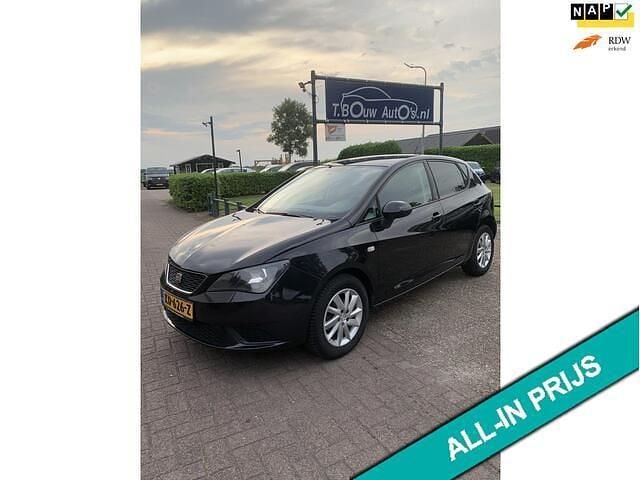 Zwart Gebruikt 2013 Seat Ibiza Style Hatchback | € 3.999 (Goede deal) - Afbeelding 1/4