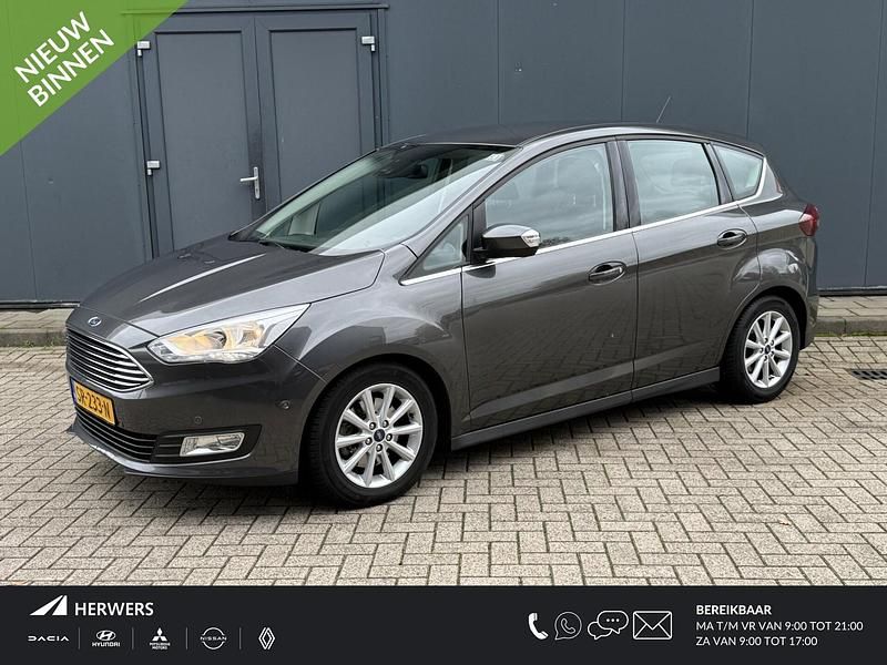 Grijs Gebruikt 2018 Ford C-MAX Titanium MPV | € 13.285 (Goede deal) - Afbeelding 1/4