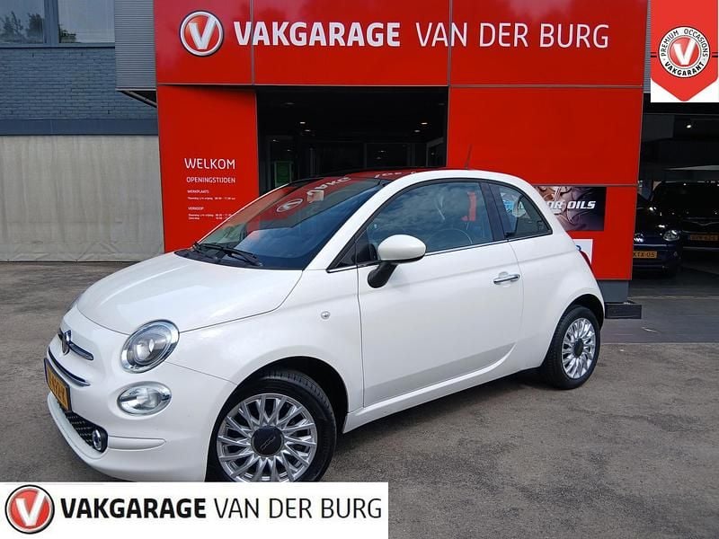 Wit Gebruikt 2019 Fiat 500 Lounge Hatchback | € 10.950 (Eerlijke prijs) - Afbeelding 1/4