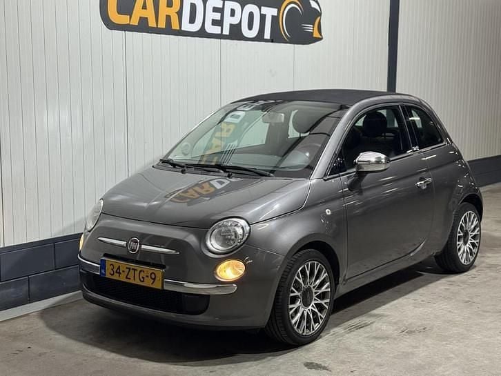 Grijs Occasion 2013 Fiat 500C Lounge Cabriolet | € 3.898 (Eerlijke prijs) - Afbeelding 1/4