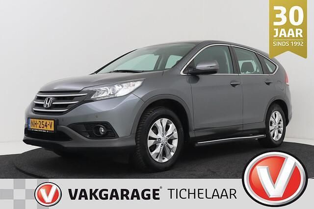 Grijs Gebruikt 2013 Honda CR-V Elegance SUV | € 14.899 (Eerlijke prijs) - Afbeelding 1/3