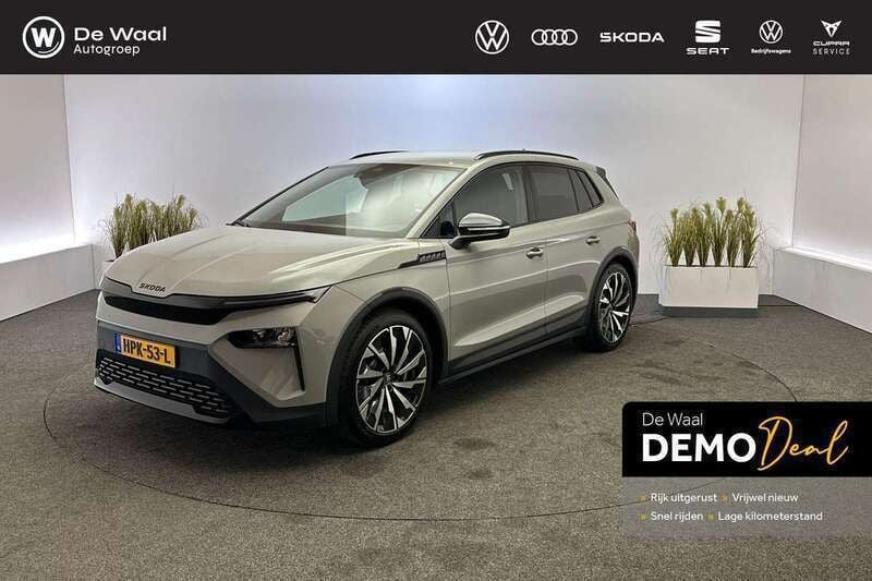 Grijs Gebruikt 2025 Skoda Elroq SportLine SUV | € 44.295 (Super prijs) - Afbeelding 1/3