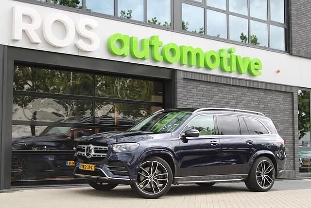 Blauw Gebruikt 2021 Mercedes GLS400 SUV | € 66.950 - Afbeelding 1/4