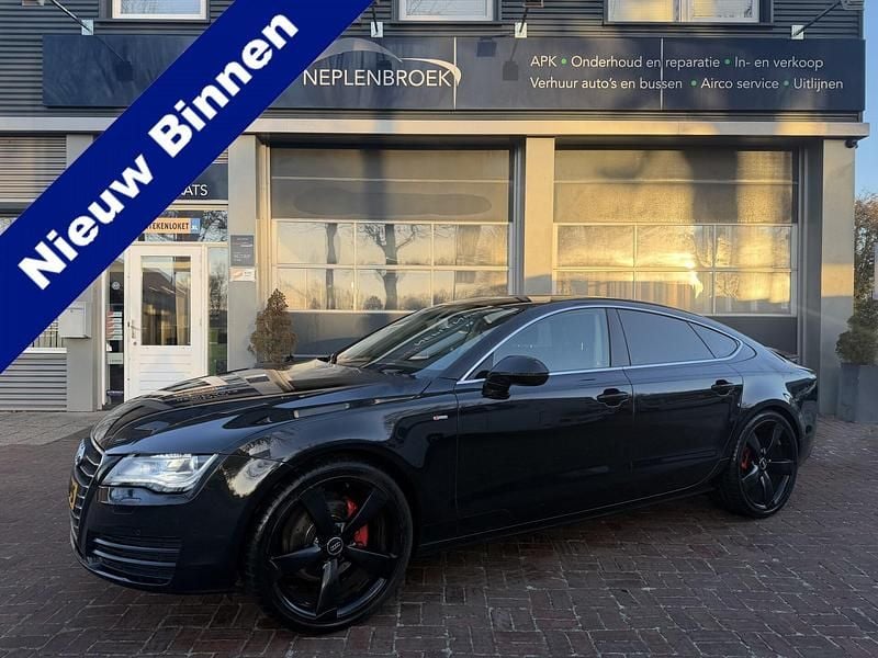 Zwart Gebruikt 2012 Audi A7 Proline Hatchback | € 15.950 (Eerlijke prijs) - Afbeelding 1/4