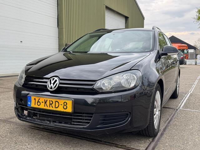 Zwart Gebruikt 2010 VW Golf VI Trendline Stationwagen | € 2.250 (Eerlijke prijs) - Afbeelding 1/4