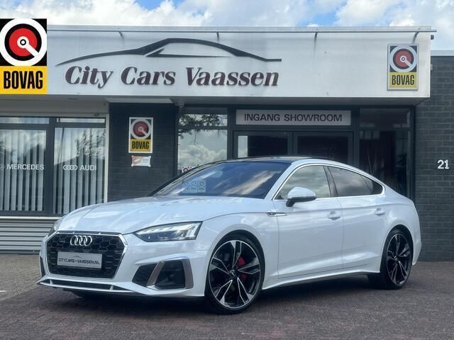 Wit Gebruikt 2020 Audi A5 Sportback S-Line Coupé | € 39.900 - Afbeelding 1/4
