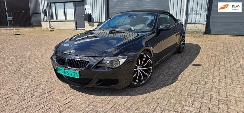 Zwart (metallic) Gebruikt 2005 BMW 645 Cabriolet Cabriolet | € 14.999 - Afbeelding 1/4