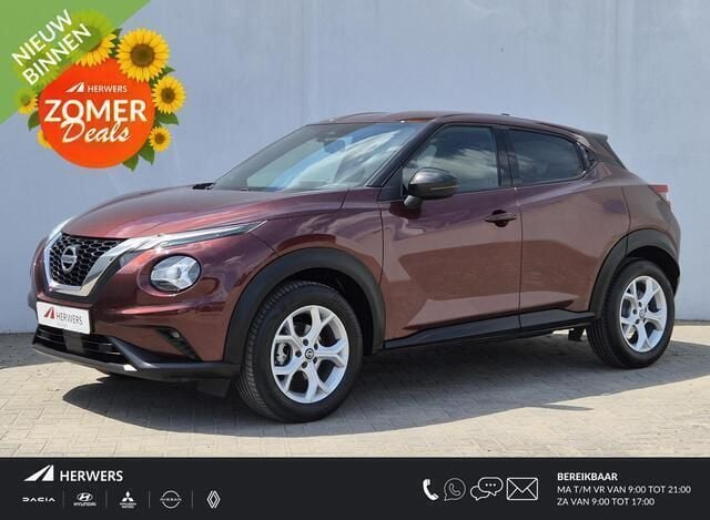 Burgundy metallic Gebruikt 2020 Nissan Juke N-Connecta SUV | € 20.435 (Eerlijke prijs) - Afbeelding 1/4