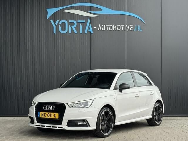 Wit Gebruikt 2015 Audi A1 Sportback S-Line Hatchback | € 11.950 - Afbeelding 1/4