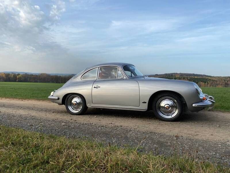 Zilver Gebruikt 1963 Porsche 356 Coupé | € 89.000 - Afbeelding 1/4