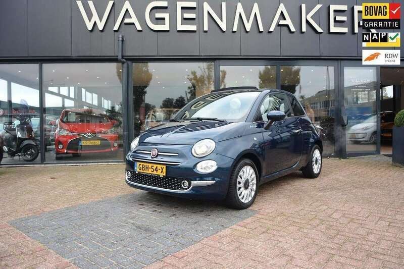 Blauw Gebruikt 2022 Fiat 500C Dolcevita Cabriolet | € 13.950 (Super prijs) - Afbeelding 1/4