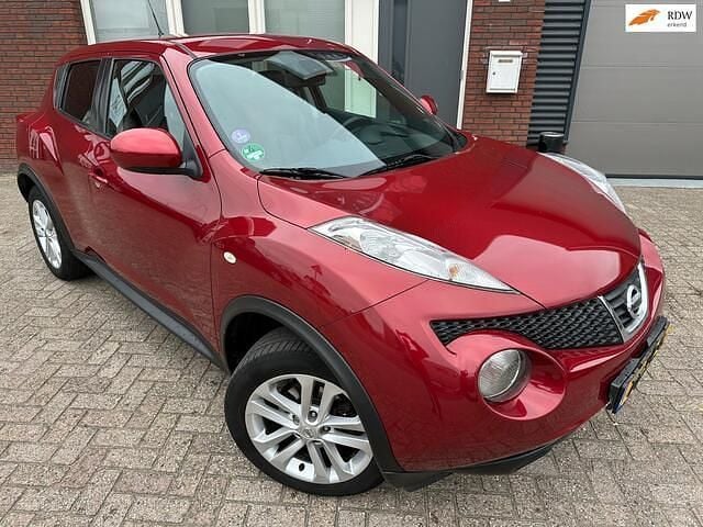 Rood Gebruikt 2011 Nissan Juke Tekna SUV | € 8.999 (Goede deal) - Afbeelding 1/4