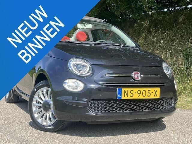 Zwart Gebruikt 2017 Fiat 500C Pop Star Cabriolet | € 9.150 (Goede deal) - Afbeelding 1/4