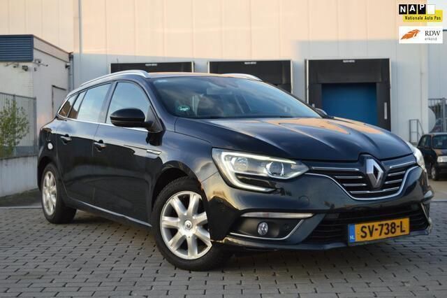 Zwart Gebruikt 2017 Renault Mégane GrandTour Bose Edition Stationwagen | € 7.995 (Duur) - Afbeelding 1/4