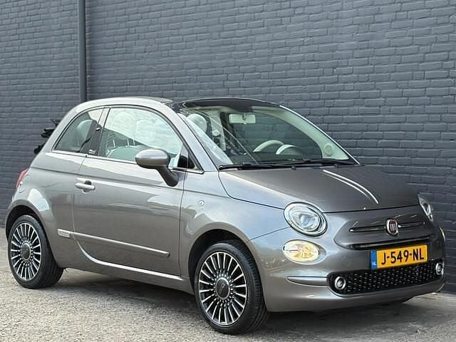 Grijs Gebruikt 2018 Fiat 500C Cabriolet | € 13.495 (Duur) - Afbeelding 1/4