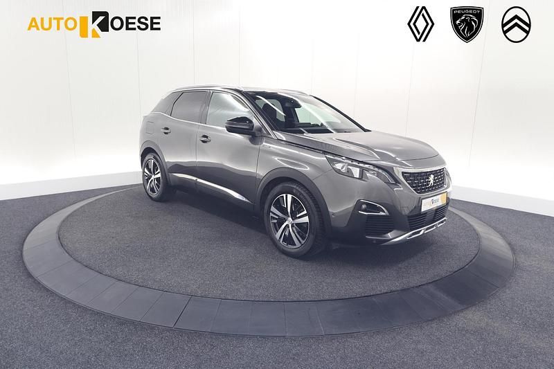 Grijs Gebruikt 2018 Peugeot 3008 GT-line SUV | € 19.900 (Eerlijke prijs) - Afbeelding 1/4
