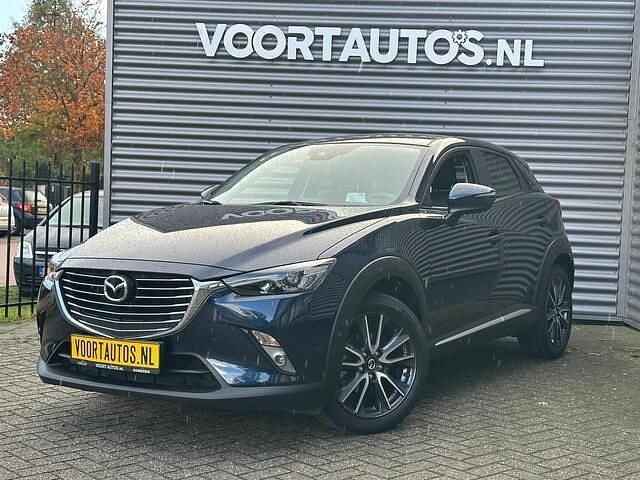 Blauw Gebruikt 2018 Mazda CX-3 SUV | € 17.950 (Eerlijke prijs) - Afbeelding 1/4