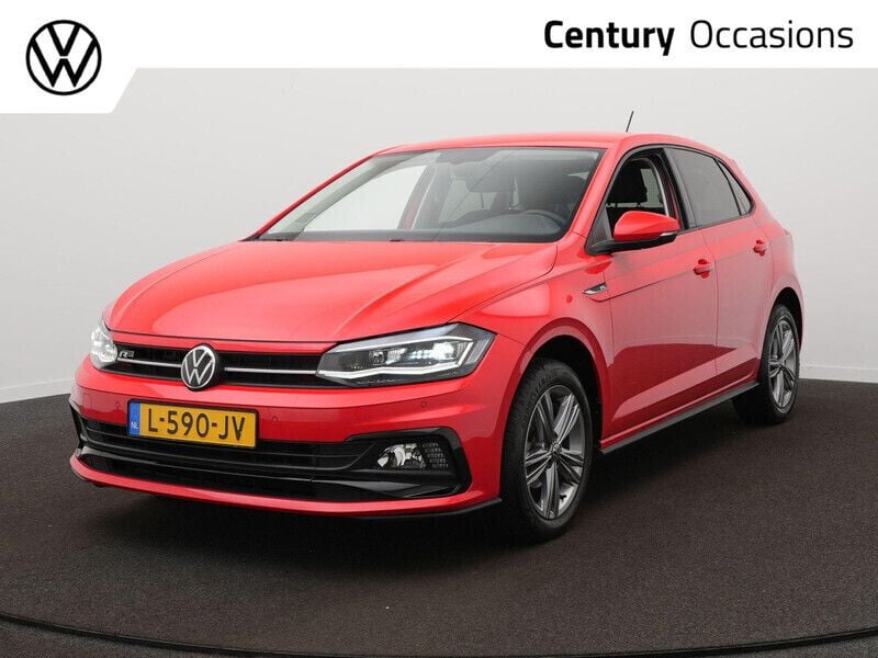 Rood Gebruikt 2021 VW Polo R-line Edition Hatchback | € 17.900 (Eerlijke prijs) - Afbeelding 1/4