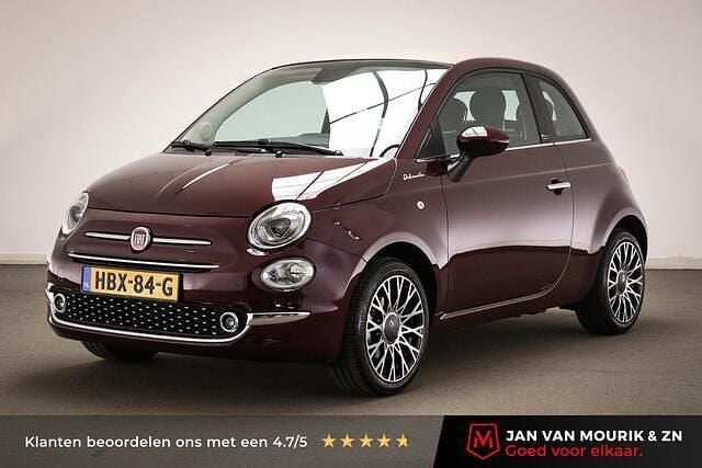 Rood Gebruikt 2022 Fiat 500C Dolcevita Cabriolet | € 14.900 (Goede deal) - Afbeelding 1/4