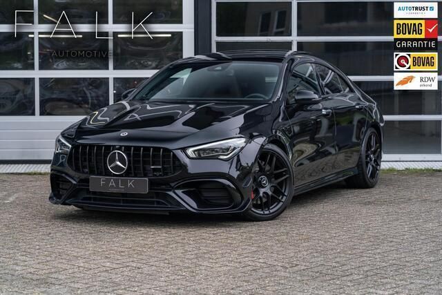 Zwart, metallic lak Gebruikt 2021 Mercedes CLA45 AMG Premium Plus Sedan | € 64.950 (Eerlijke prijs) - Afbeelding 1/4
