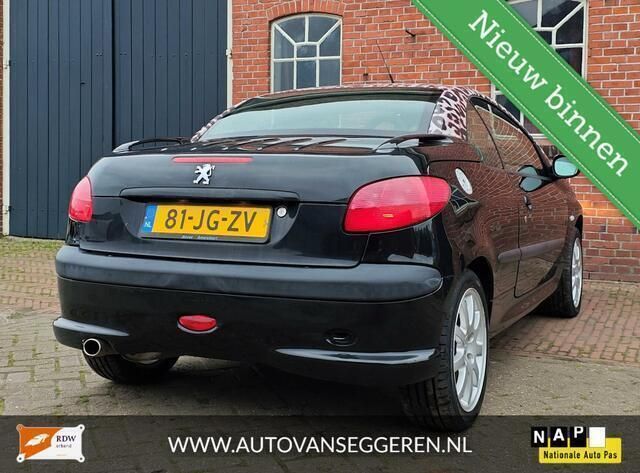 Occasion Peugeot 206 CC 136 PK (100 kW) 2002 Zwart Cabriolet