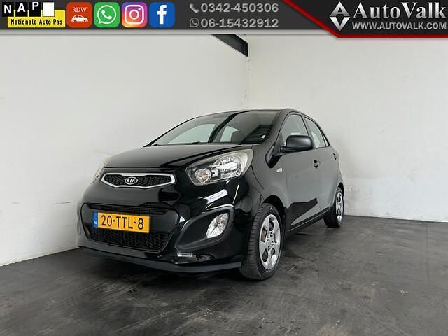 Zwart Gebruikt 2012 Kia Picanto Hatchback | € 3.949 (Goede deal) - Afbeelding 1/4