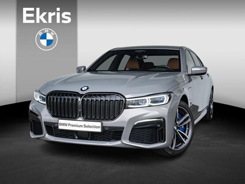 Berninagrau bernstein effect metallic (grijs metallic) Gebruikt 2021 BMW 745e Comfort Edition Sedan | € 52.900 (Super prijs) - Afbeelding 1/4
