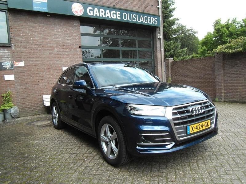 Blauw Occasion 2021 Audi Q5 S-Line SUV | € 42.950 (Eerlijke prijs) - Afbeelding 1/4