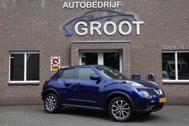 Blauw Gebruikt 2016 Nissan Juke Acenta SUV | € 9.950 (Eerlijke prijs) - Afbeelding 1/4
