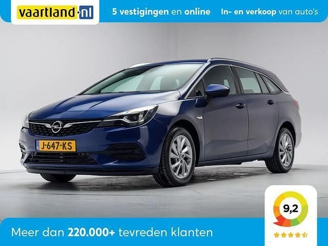 Blauw Gebruikt 2020 Opel Astra Elegance Stationwagen | € 10.745 (Eerlijke prijs) - Afbeelding 1/4