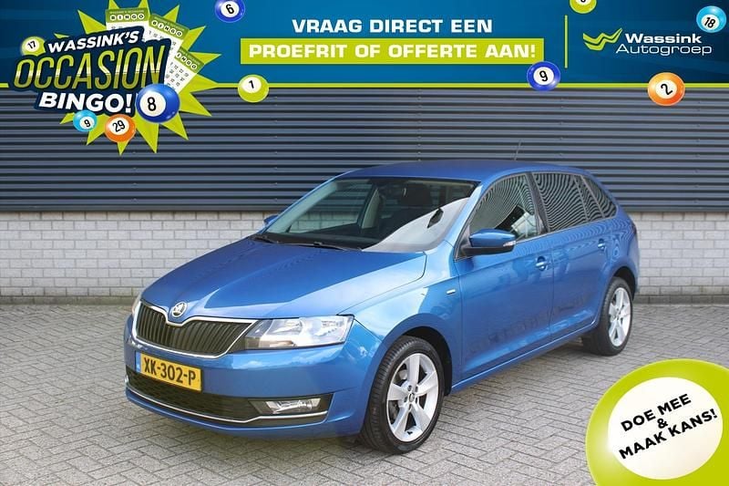 Blauw Gebruikt 2019 Skoda Rapid Clever Stationwagen | € 12.935 (Eerlijke prijs) - Afbeelding 1/4