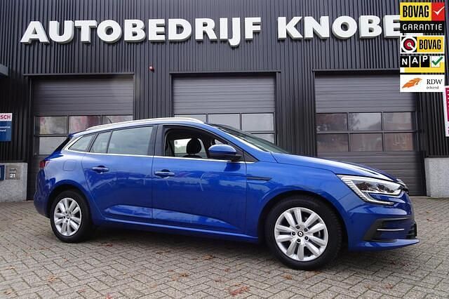 Blauw Gebruikt 2023 Renault Mégane GrandTour Equilibre Stationwagen | € 18.350 (Eerlijke prijs) - Afbeelding 1/4