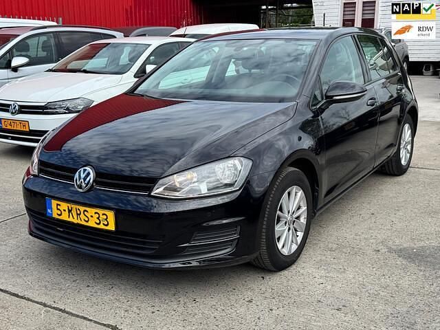 Zwart Gebruikt 2013 VW Golf VII Comfortline Hatchback | € 5.499 (Super prijs) - Afbeelding 1/4