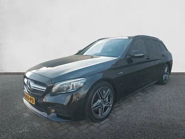 Zwart, metallic lak Gebruikt 2018 Mercedes C43 AMG Premium Plus Stationwagen | € 49.888 (Duur) - Afbeelding 1/4