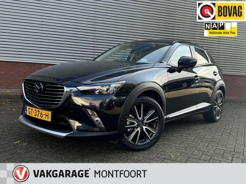 Zwart Gebruikt 2015 Mazda CX-3 Go SUV | € 14.750 (Eerlijke prijs) - Afbeelding 1/4
