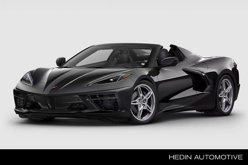 Zwart Nieuw 2025 Chevrolet Corvette Stingray Cabriolet | € 212.545 - Afbeelding 1/4