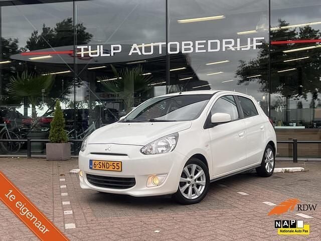 Wit Gebruikt 2013 Mitsubishi Space Star Intense+ Hatchback | € 5.490 (Eerlijke prijs) - Afbeelding 1/4