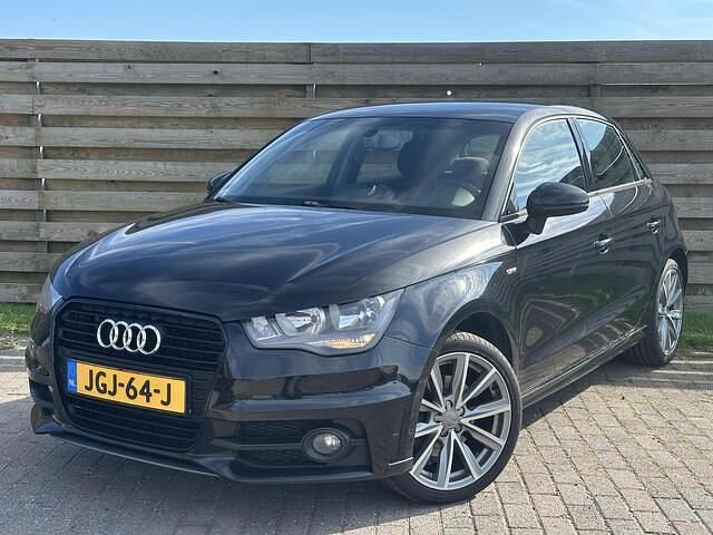 Zwart Gebruikt 2013 Audi A1 Sportback S-Line Hatchback | € 8.995 (Eerlijke prijs) - Afbeelding 1/4