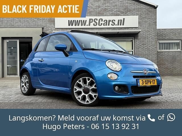 Blauw Gebruikt 2014 Fiat 500S Hatchback | € 5.994 (Goede deal) - Afbeelding 1/4