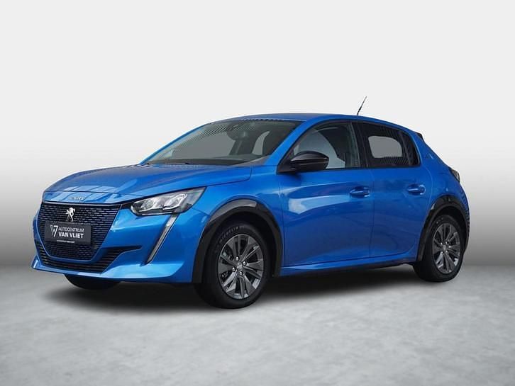Blauw Gebruikt 2022 Peugeot e-208 Allure Hatchback | € 17.989 (Eerlijke prijs) - Afbeelding 1/4