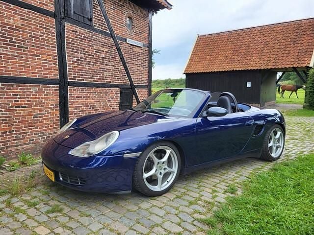 Occasion Porsche Boxster 221 PK (162 kW) 2001 Blauw Cabriolet