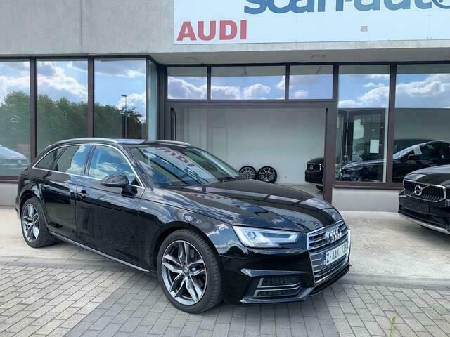 Zwart Occasion 2018 Audi A4 S-line plus Stationwagen | € 25.894 - Afbeelding 1/4