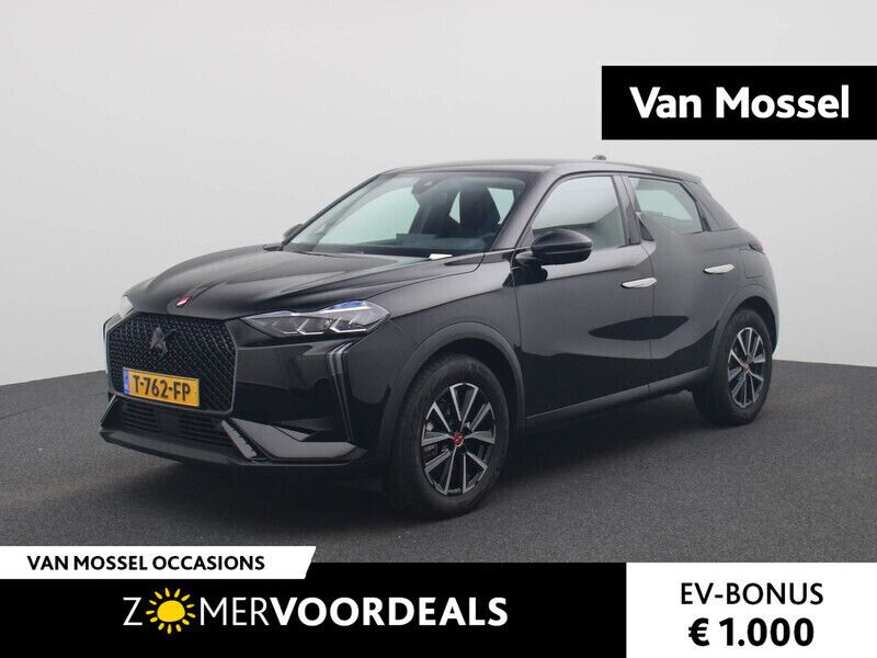 Zwart Gebruikt 2023 DS Automobiles DS3 Crossback E-Tense Performance SUV | € 19.940 - Afbeelding 1/4