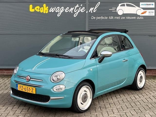 Groen Gebruikt 2017 Fiat 500C Cabriolet | € 14.940 - Afbeelding 1/4