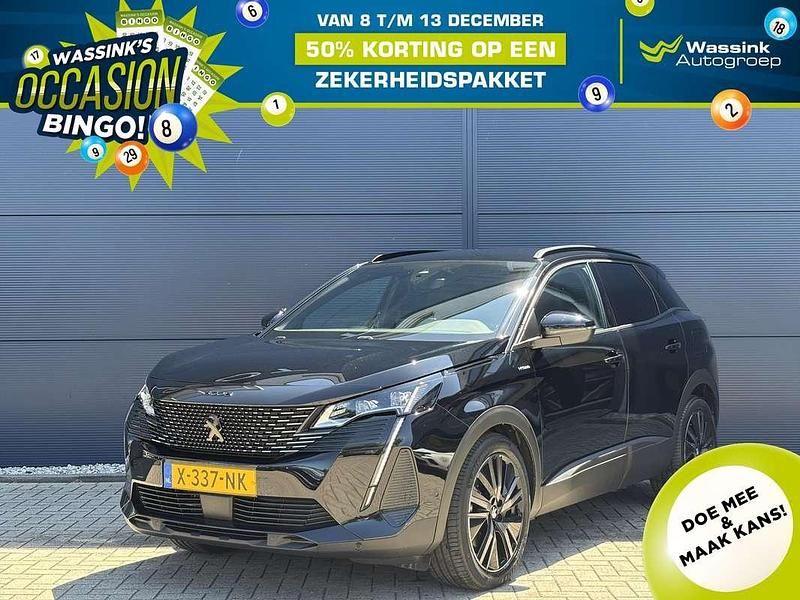 Zwart Gebruikt 2023 Peugeot 3008 GTi SUV | € 31.740 (Eerlijke prijs) - Afbeelding 1/4